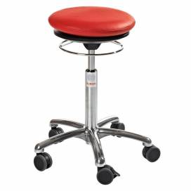 Pilatesstol Air Seat, röd konstläder