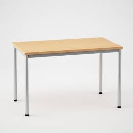 Rakt skrivbord med 4 ben, 1400x700mm