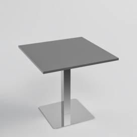 Cafébord 100x100 - mörkgrå