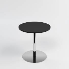 Cafébord Ø70 - svart