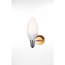Glödlampa LED Power Kron E14 5W Dimbar Opal